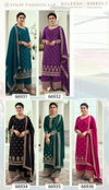 Kaseesh Shaheen Vol 7 By Vinay Georgette Embroidery Designer Salwar Suits Wholesale Online
